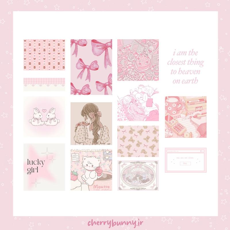 مینی پوستر صورتی