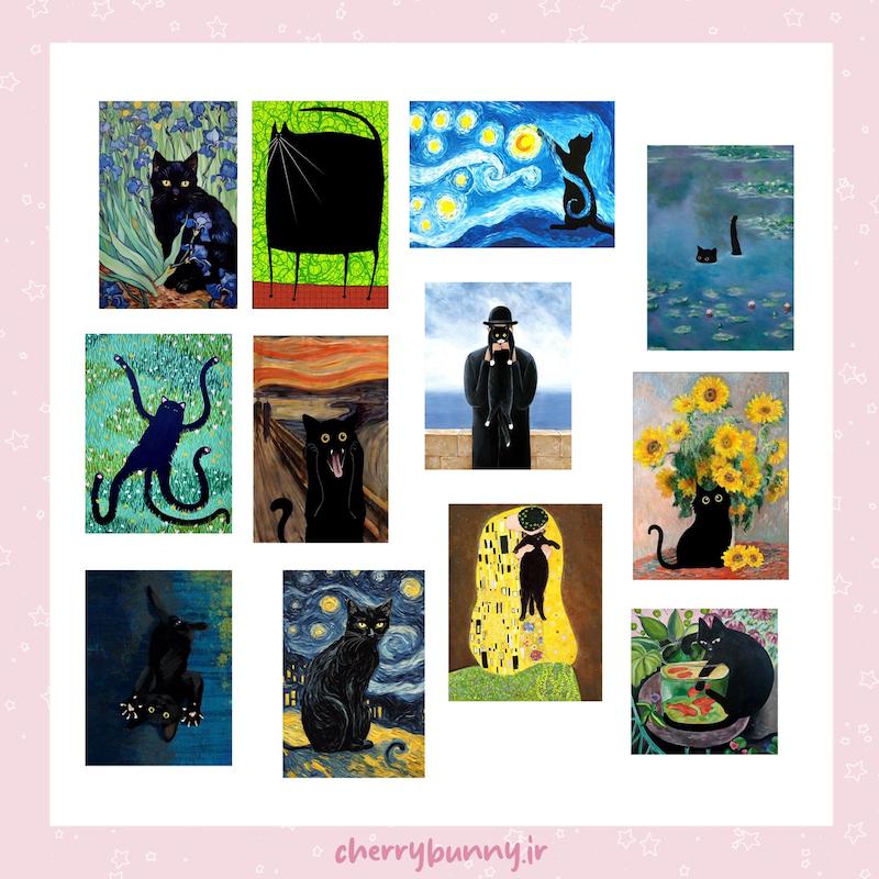 پوستر گربه سیاهه