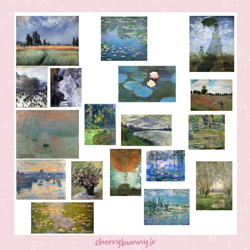 پوستر آثار کلود مونه