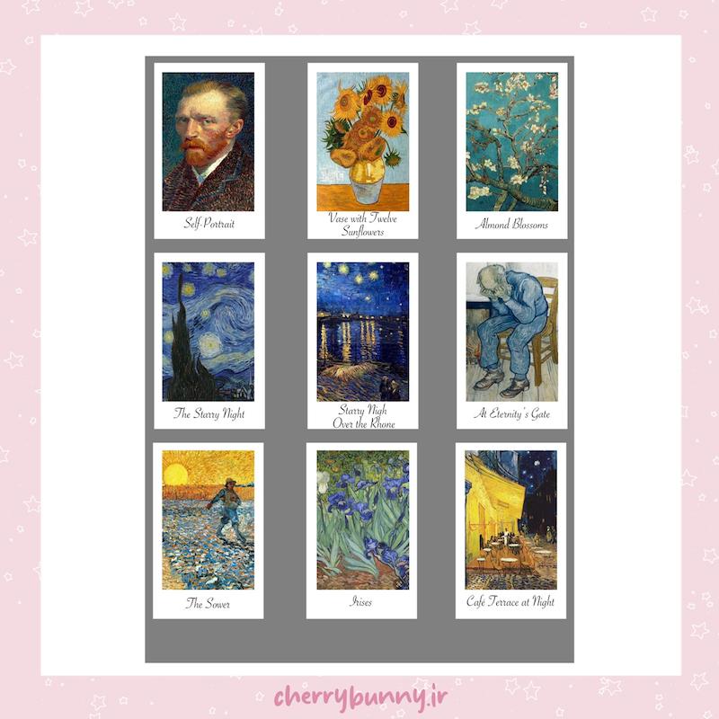 پلاروید آثار وینسنت ونگوگ