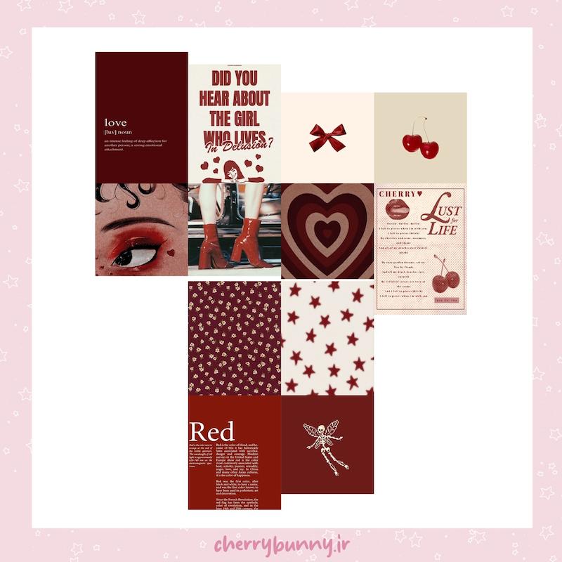 پوستر قرمز چری