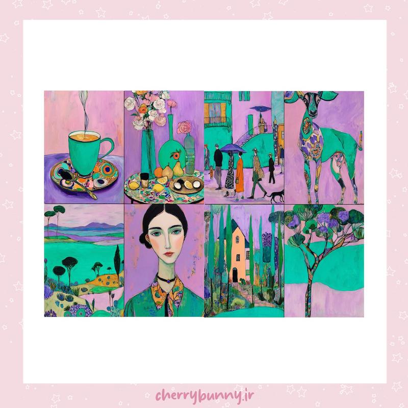 پوستر توهم بنفش