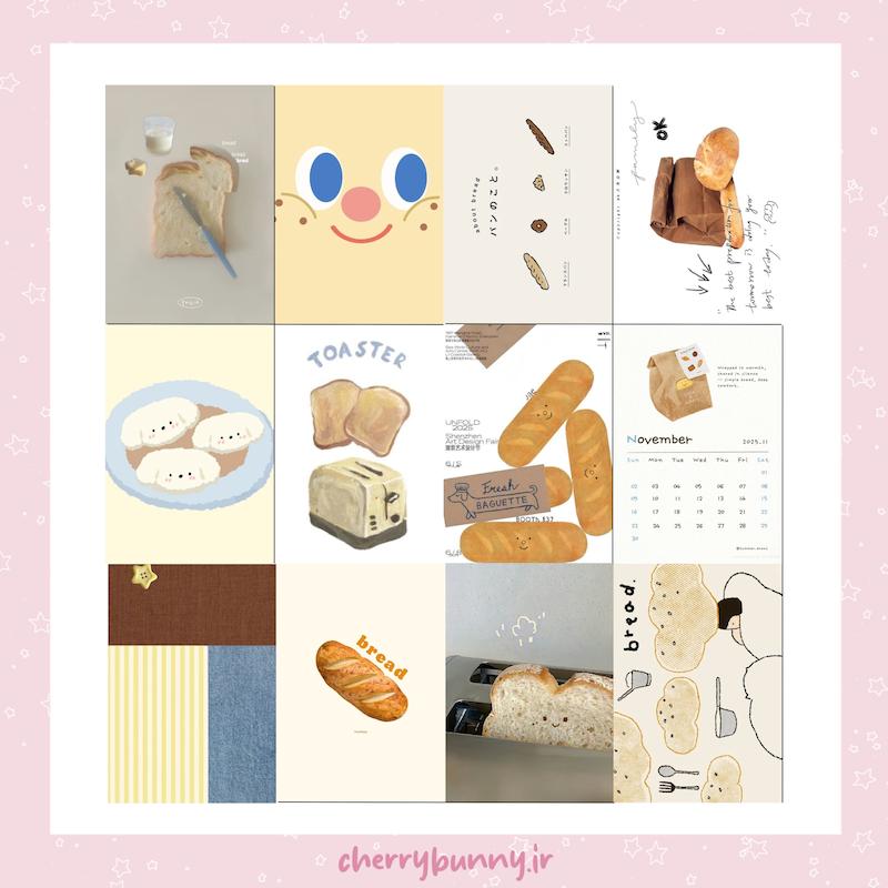پوستر fresh bread