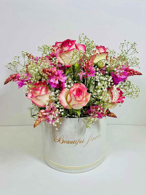 سبد گل رز هلندی 