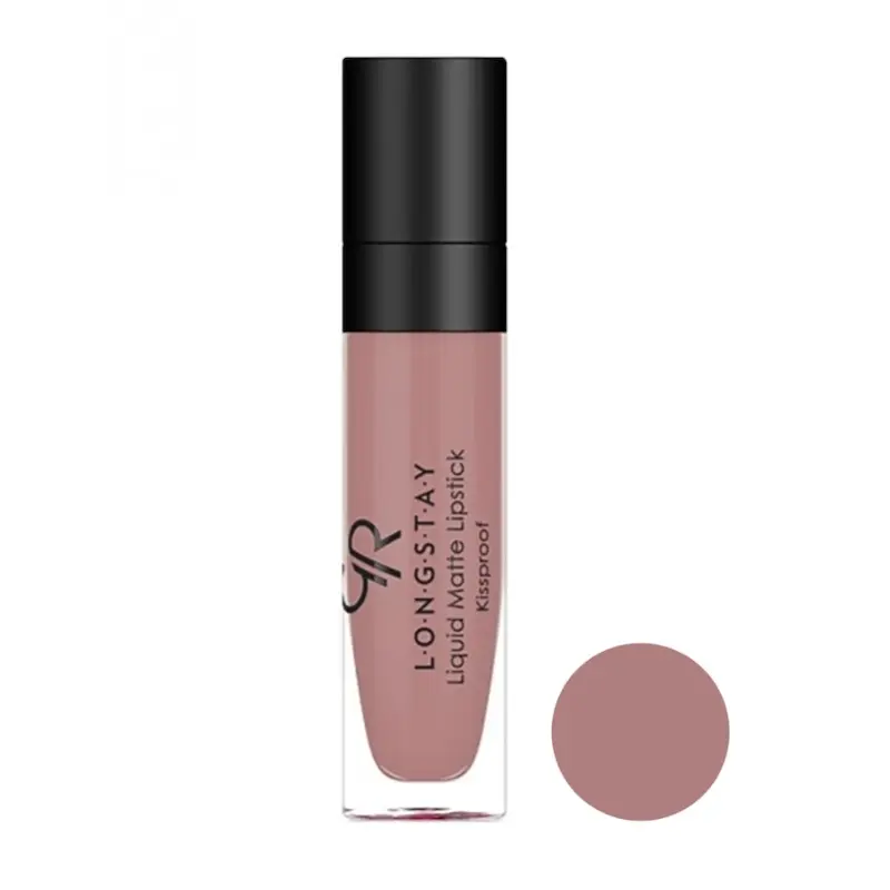 رژلب مایع مات بادوام گلدن رز کد 44 GOLDEN ROSE LONG STAY Liquid Matte Lipstick