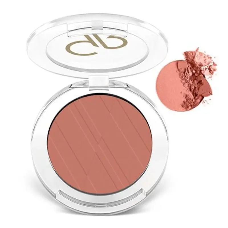 رژگونه تکی پودری گلدن رز کد 08 رنگ  CORAL ROSE 