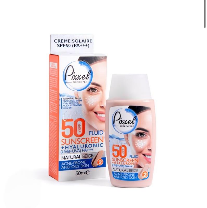 ضدآفتاب رنگی پیکسل مناسب پوست های چرب با SPF 50
