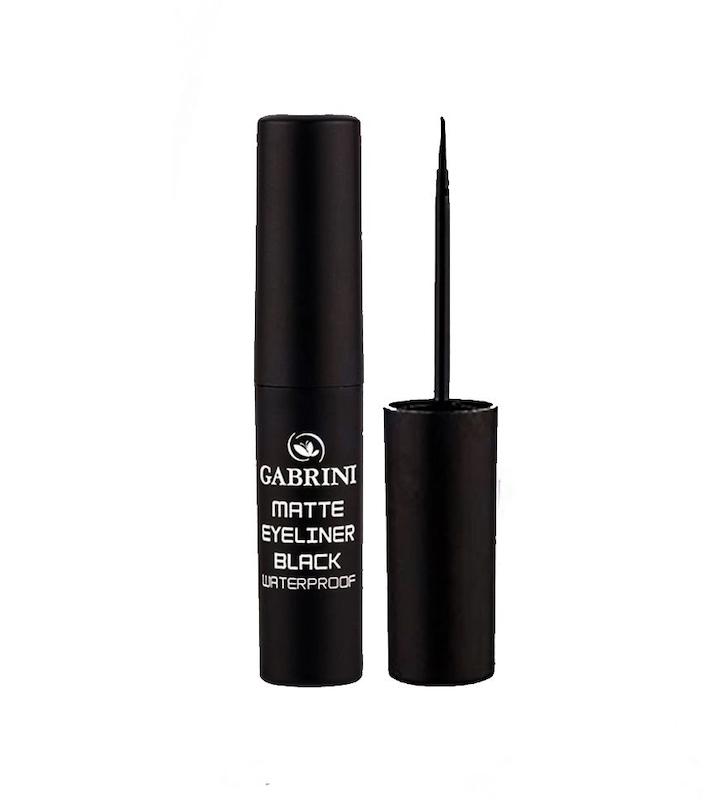 خط چشم مات مویی ضدآب گابرینی GABRINI MATTE EYELINER BLACK WATERPROOF