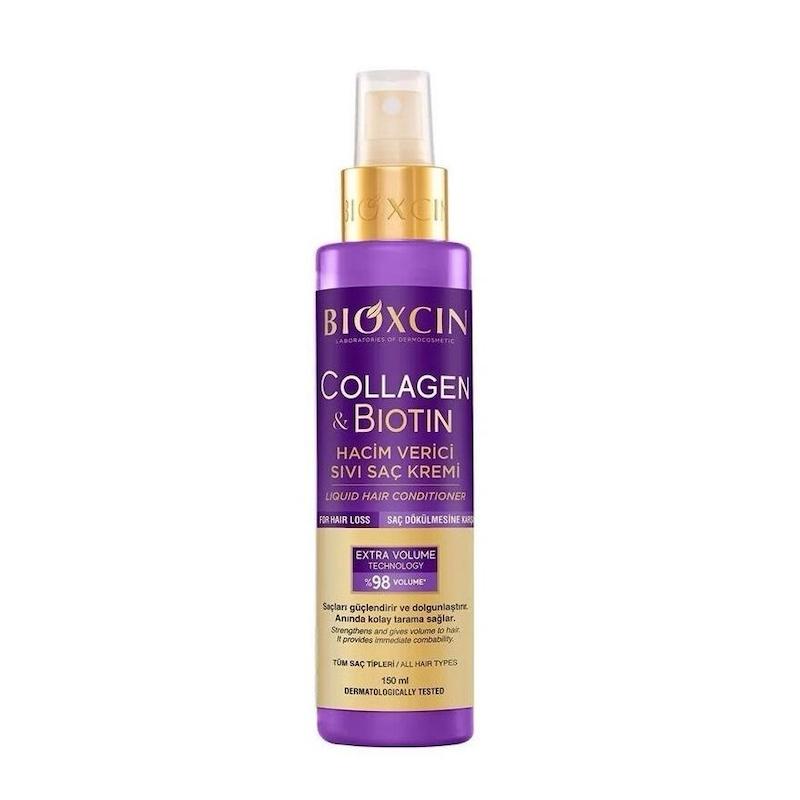 اسپری دوفاز حجم دهنده کلاژن و بیوتین بیوکسین BIOXCIN COLLAGEN & BIOTIN LIQUID HAIR CONDITIONER