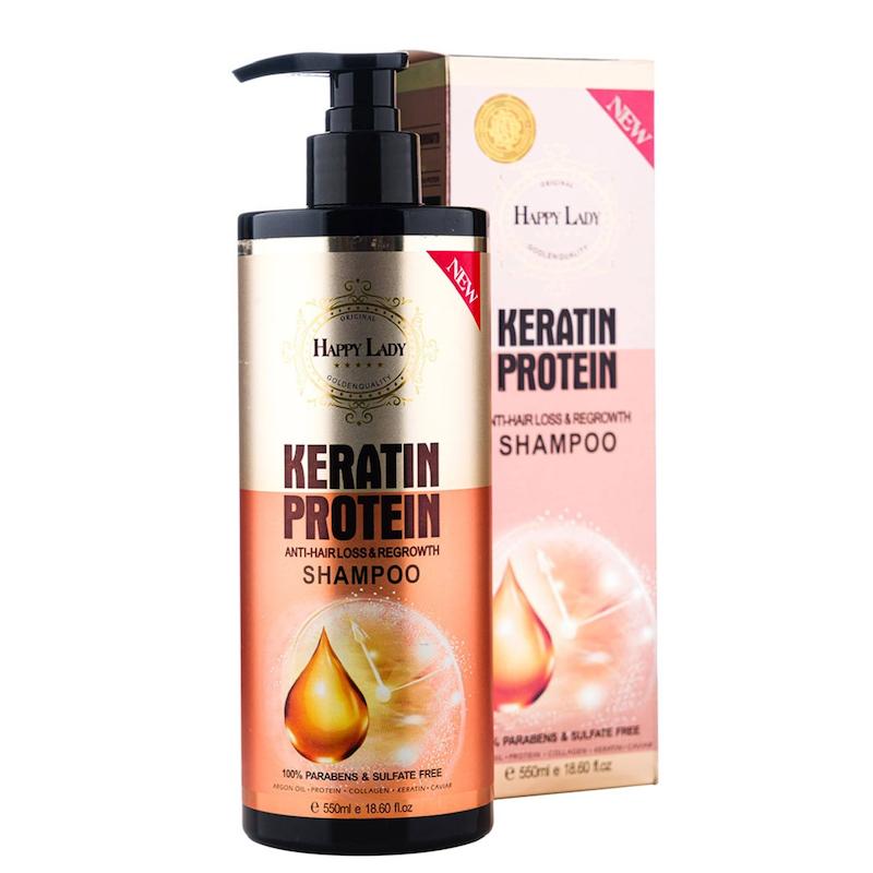 شامپو کراتین و پروتئین هپی لیدی (بدون سولفات ) 