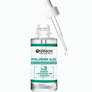 سرم آبرسان قوی هیالورونیک و آلوورا مناسب پوست های خشک و معمولی حجم 30میل گارنیر