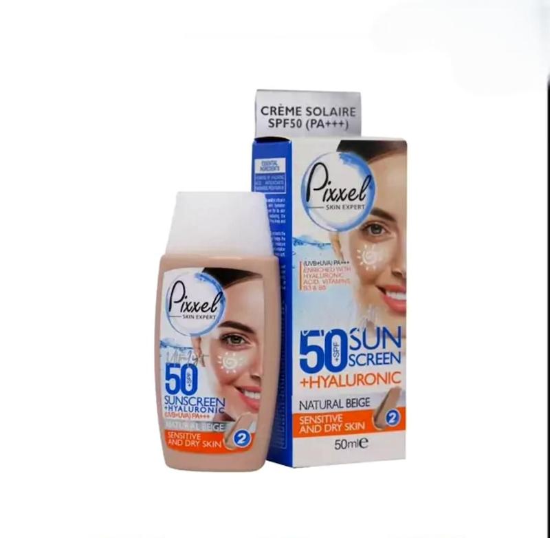 ضدآفتاب رنگی پیکسل مناسب پوست های خشک تا نرمال و حساس با SPF 50