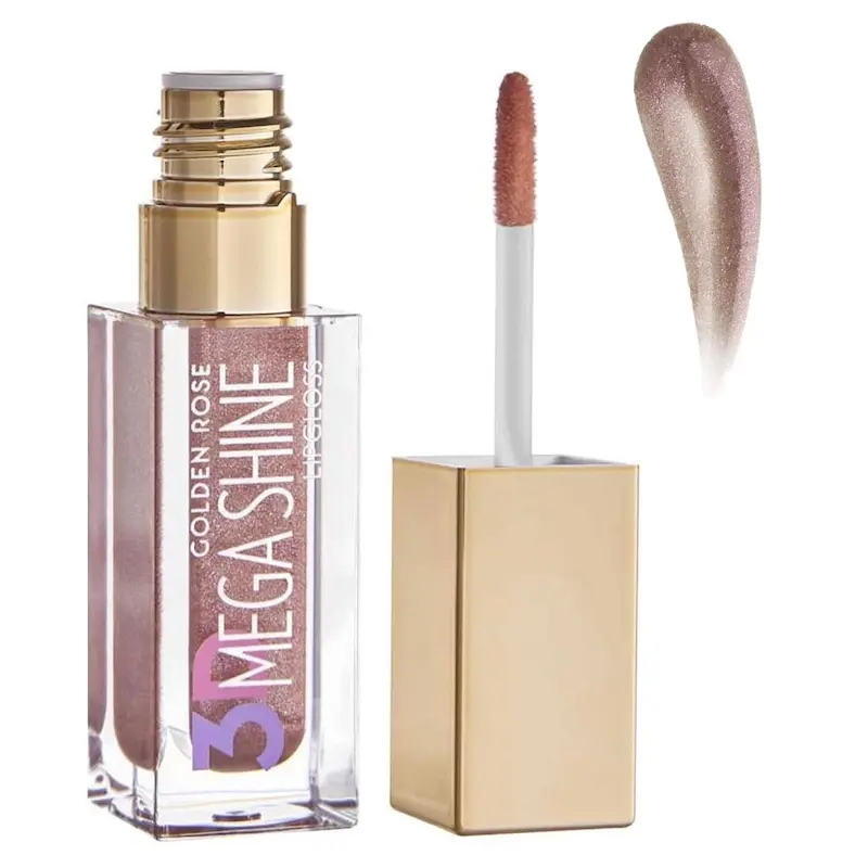لیپ گلاس 3 بعدی مگاشاین گلدن رز کد 119 GOLDEN ROSE 3D MEGA SHINE LIPGLOSS