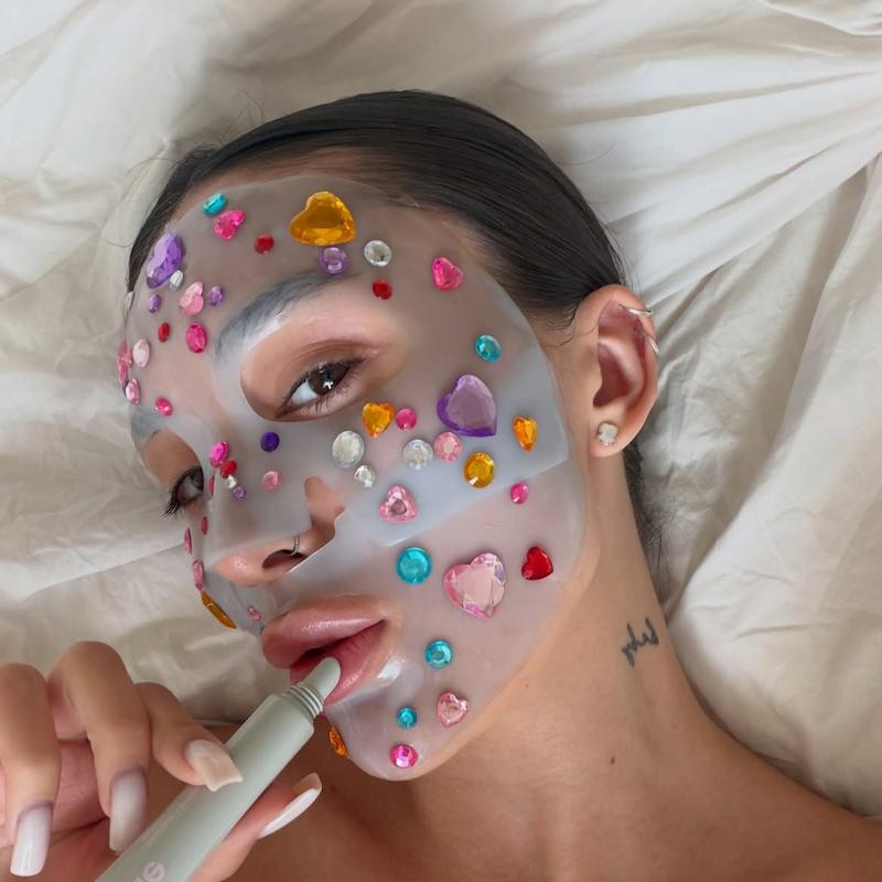 استیکر و نگین کریستال قلبی سه بعدی مدل bedazzling