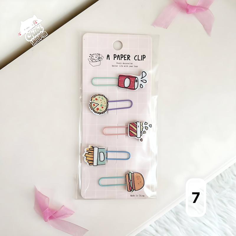 گیره کاغذ 6 عددی فانتزی