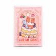 دفترچه جلد دار 60 برگ طرح Cake & Cat