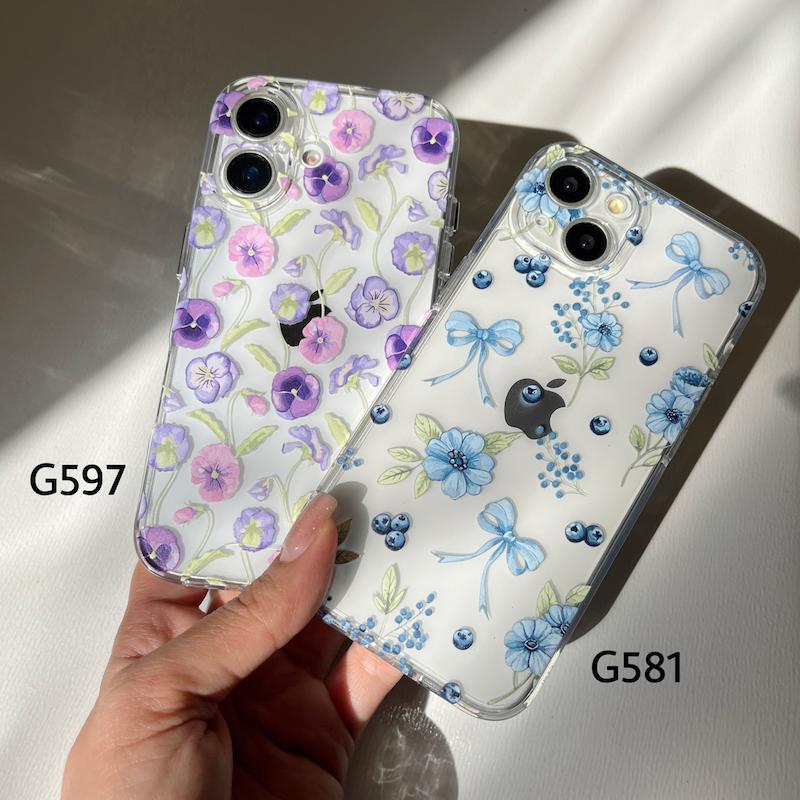 Flower ~ گل بنفش و آبی