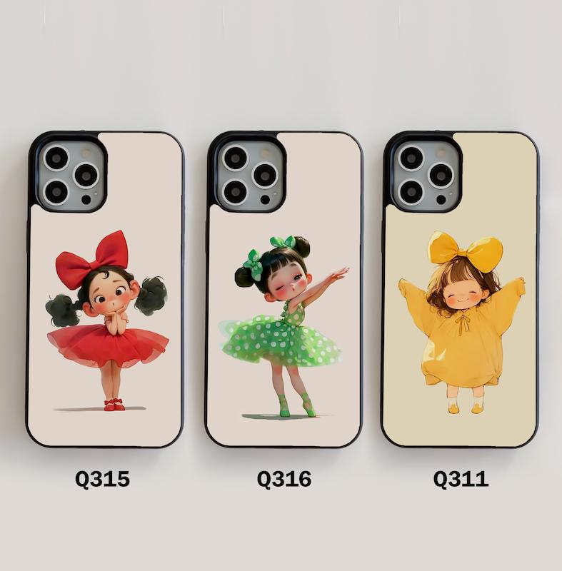 دختر رنگی (قاب دورمشکی)