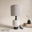 آباژور رومیزی شیشه ای طرح مارگو