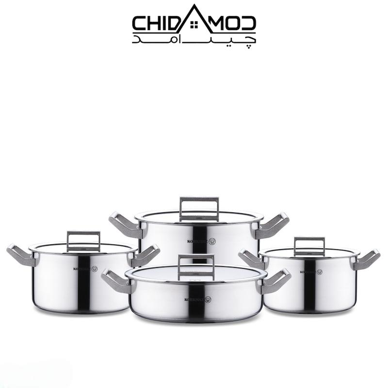 سرویس قابلمه ۸ پارچه کرکماز Plata ۲۷۸۶