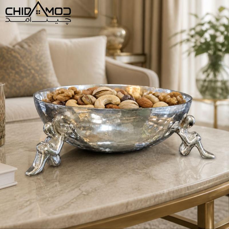 کاسه سه پایه آلومینیومی طرح بالرین