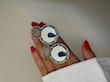 گوشواره سکه آبی