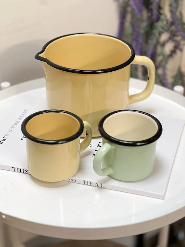 پارچ لعابی روس ساده متوسط