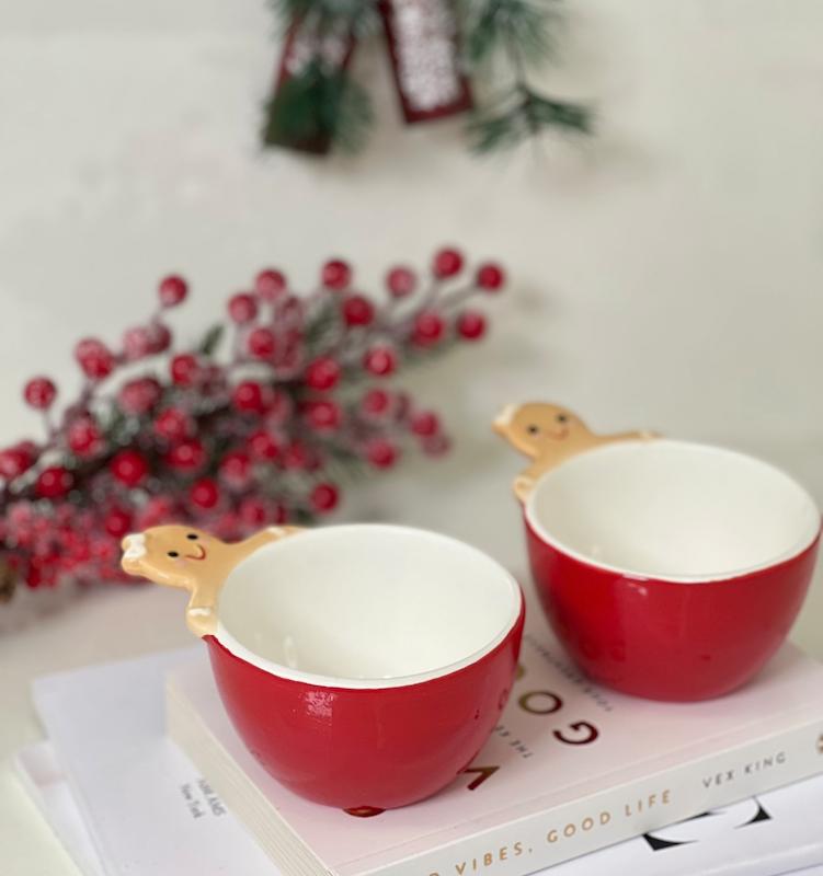 پیاله کریسمسی بیسکوئیتی