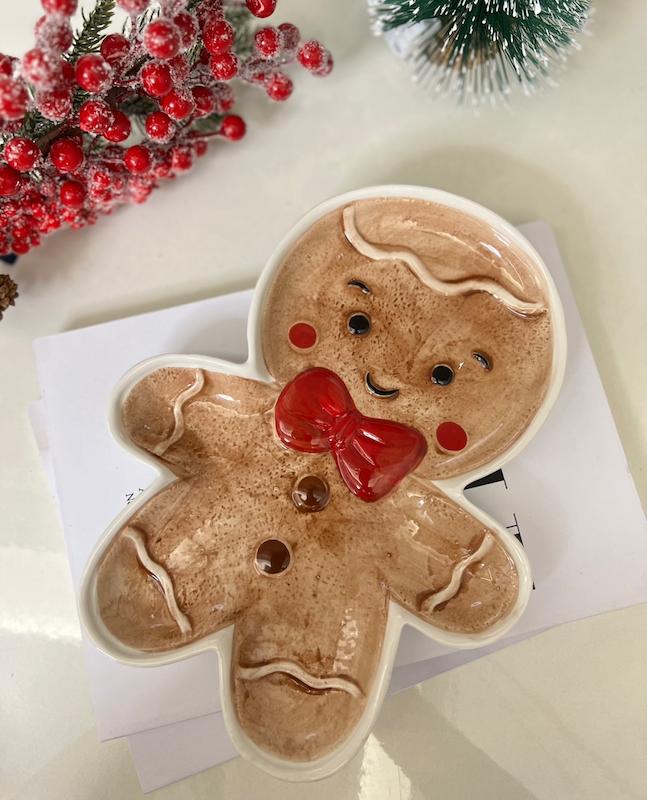 بشقاب کریسمسی بیسکوئیتی