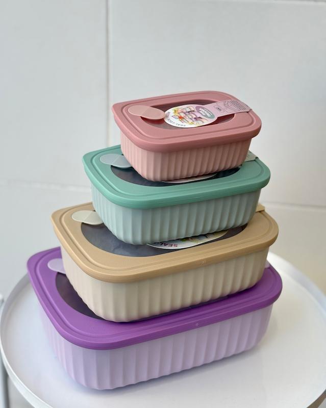 ست ظروف نگهدارنده وارداتی ۴ تیکه