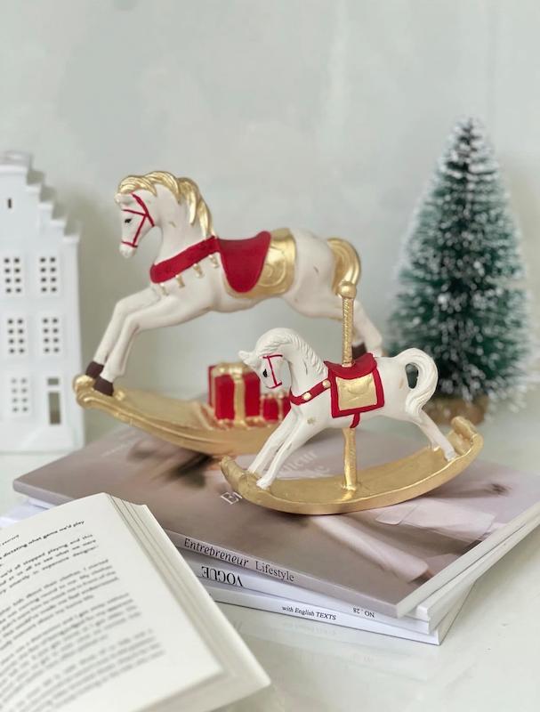 راکر اسب کریسمسی وارداتی کوچک