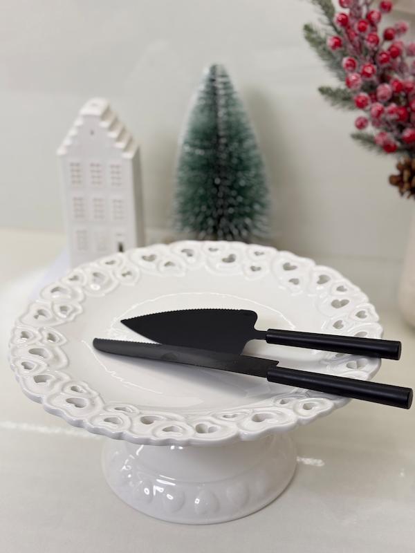 استند کیک سفید ساده وارداتی