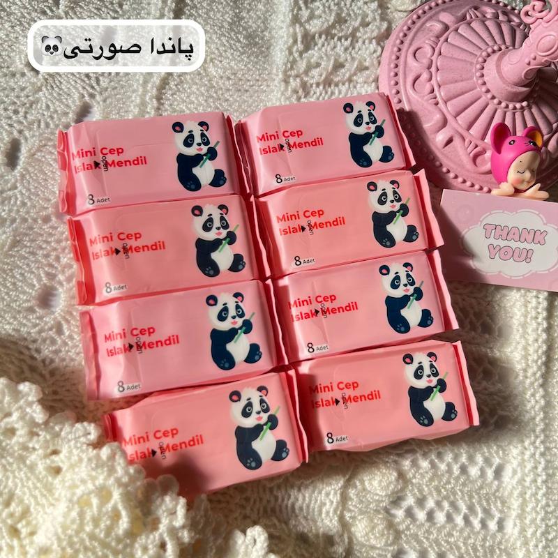 دستمال مرطوب مینی طرح حیوانات🐼🦒
