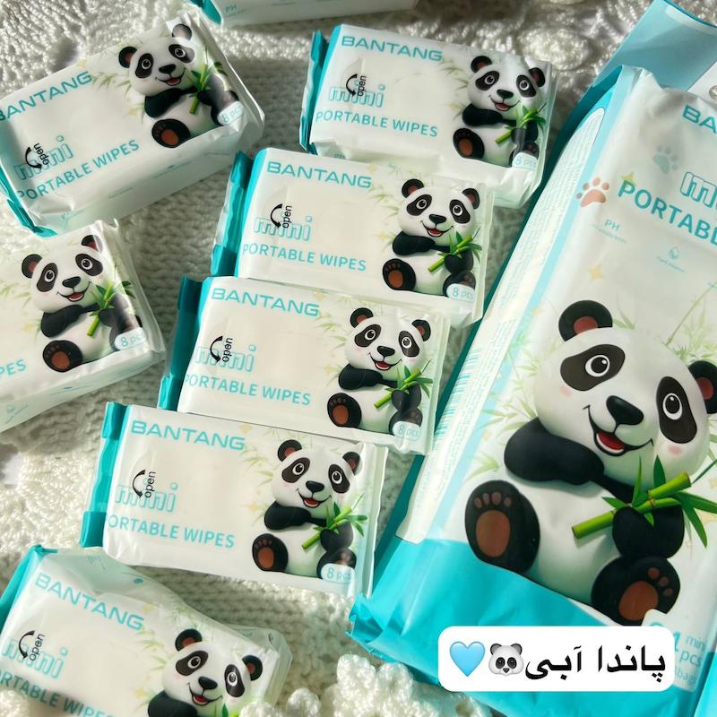 دستمال مرطوب مینی🐽🌸