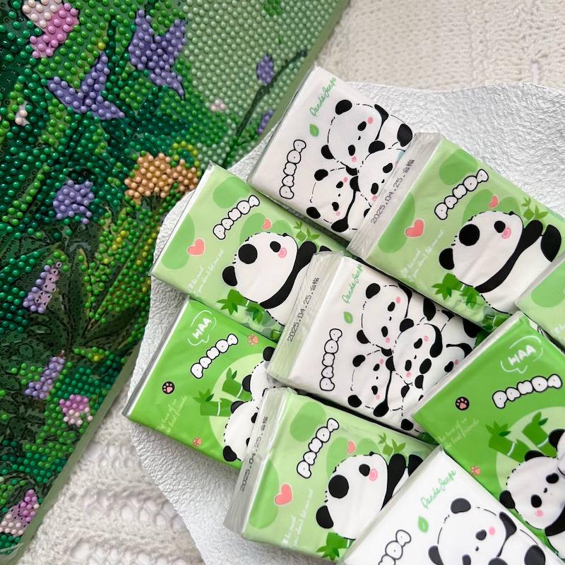 دستمال کاغذی جیبی طرحدار پاندا🐼