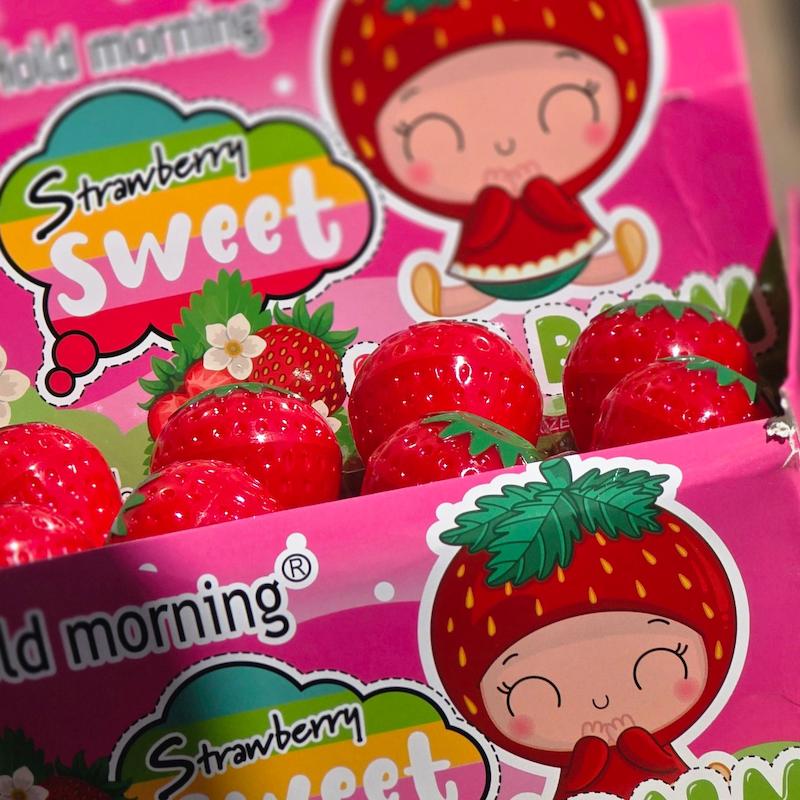 بالم لب حرارتی توت فرنگی🍓