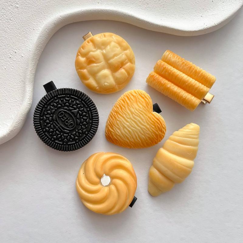 گیره مو خوراکی🍪🥐