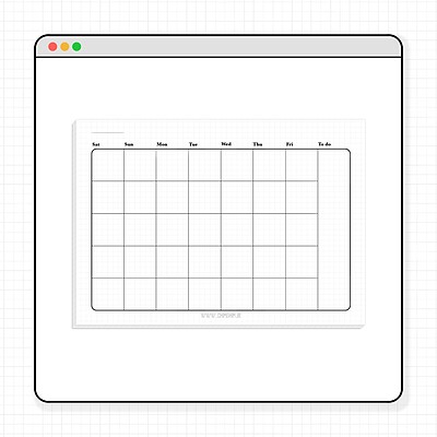 پلنر ماهانه ساده