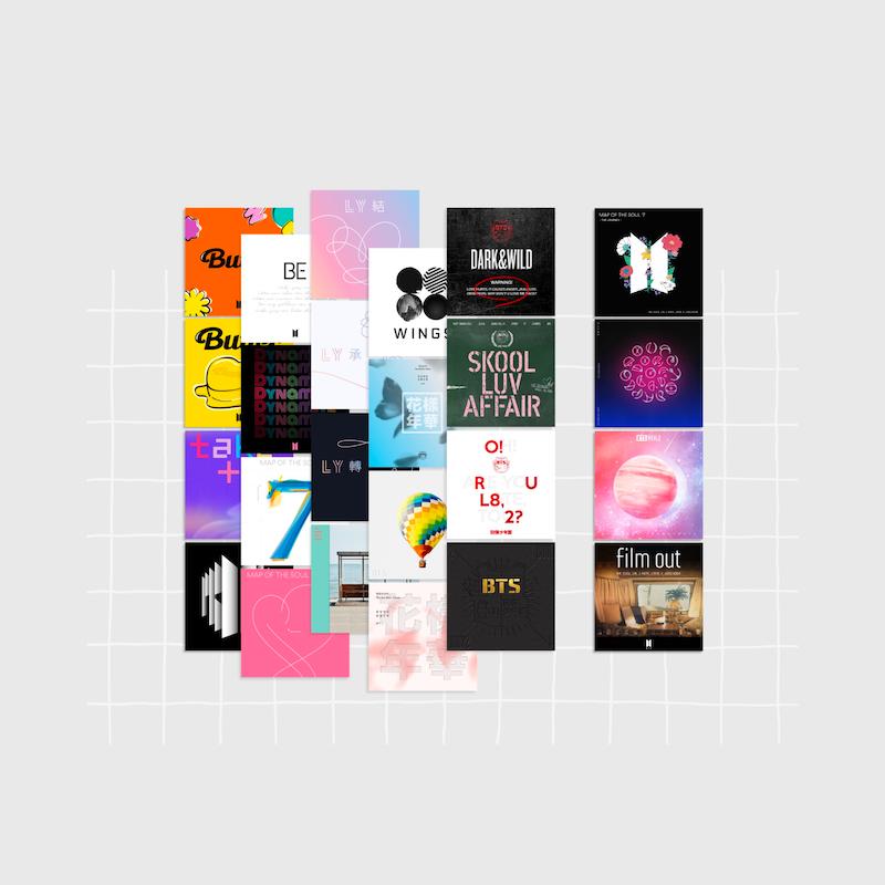 پک مینی فتو آلبوم های BTS