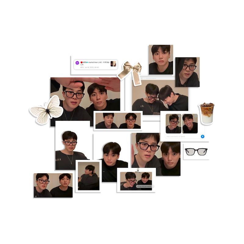 پک پوستر jimin and jungkook weverse live