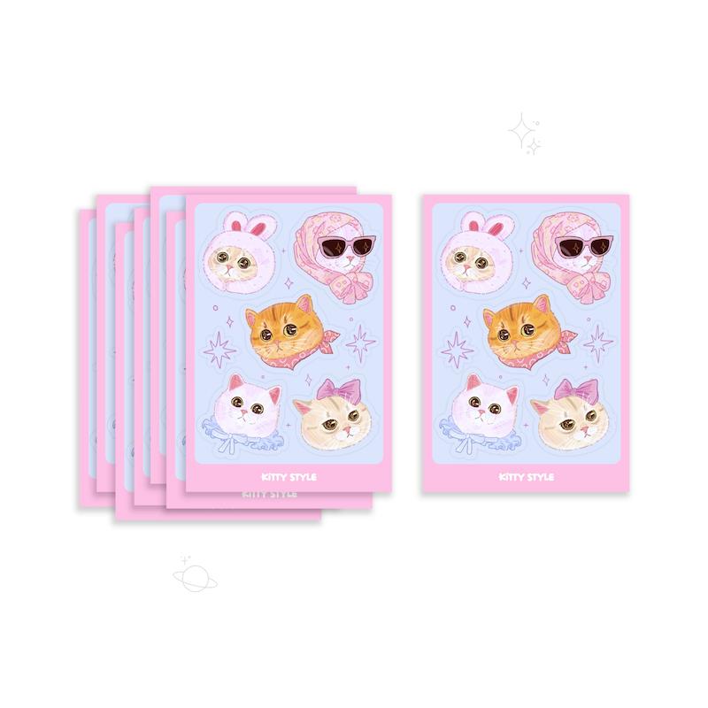 پک استیکر kitty style