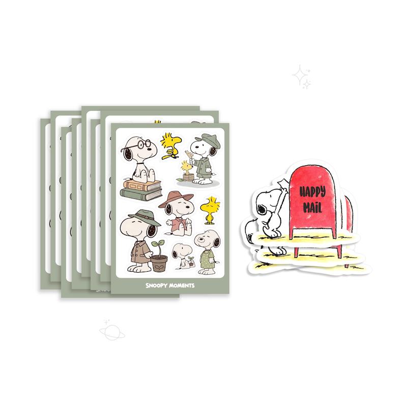 پک استیکر و لیبل snoopy moments