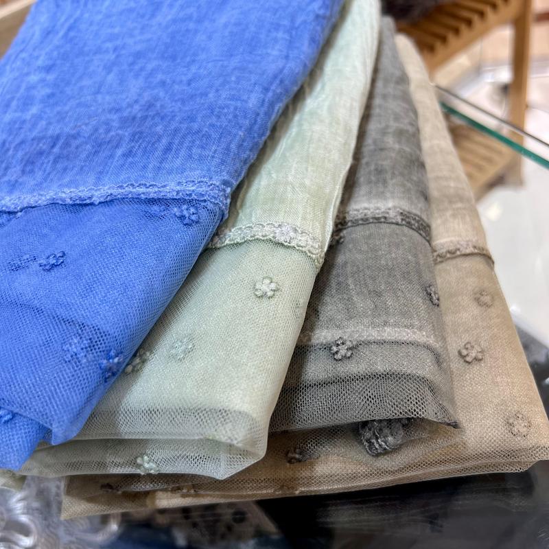 شال لینن نخ دستک تور