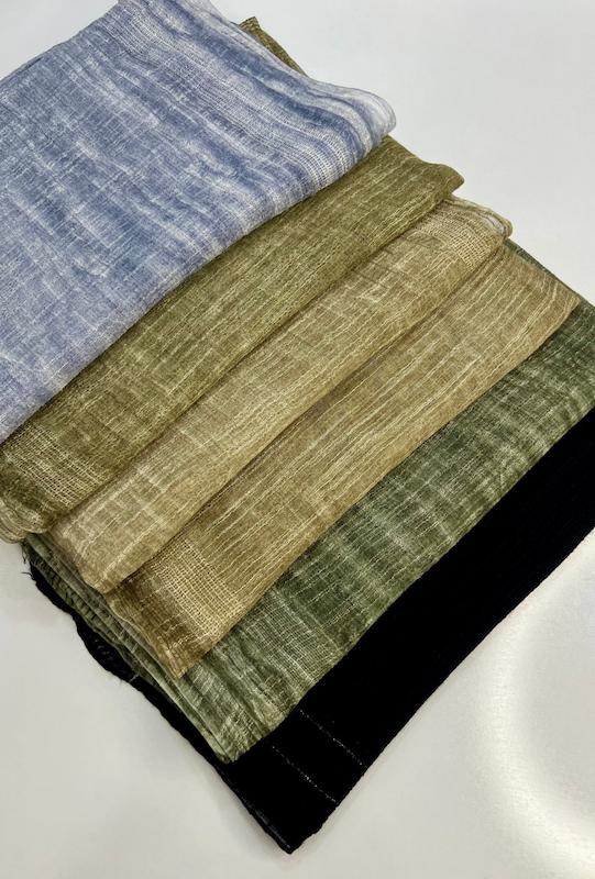 شال نخ حریر ظریف‌بافت