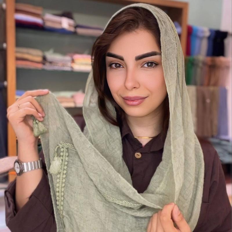 شال نخی گندمی