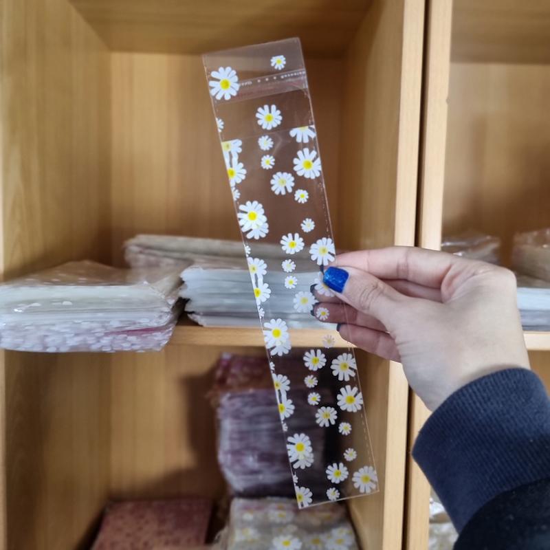 سلفون طرح بابونه سفید (۲۰ گرم)