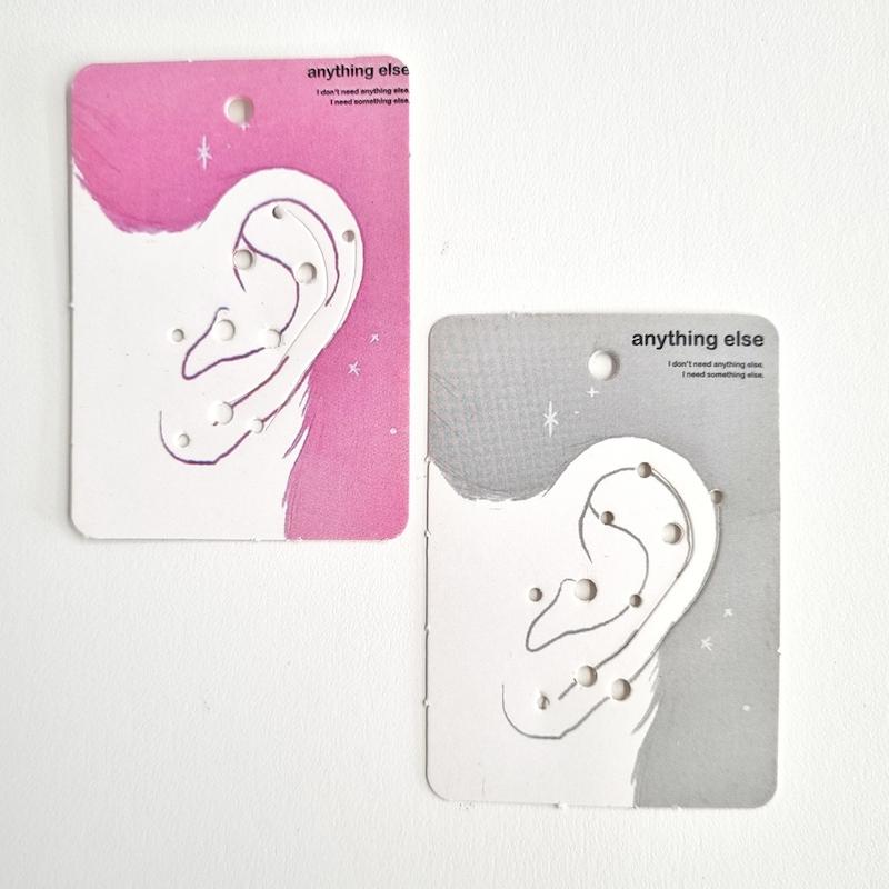 تگ گوشواره طرح گوش _ (۱۰تایی)