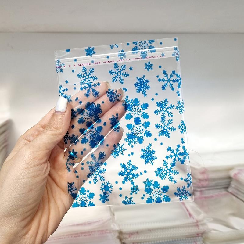 سلفون طرح برف آبی (۱۰۰ گرم)