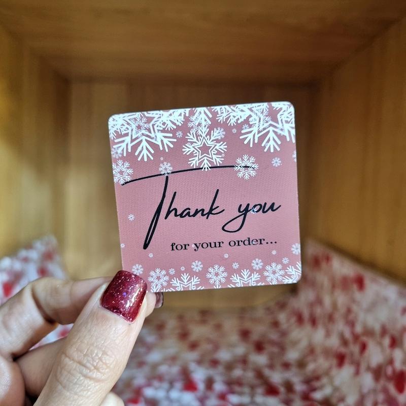 کارت تشکر مربع (۲۵تایی) - ۰۴