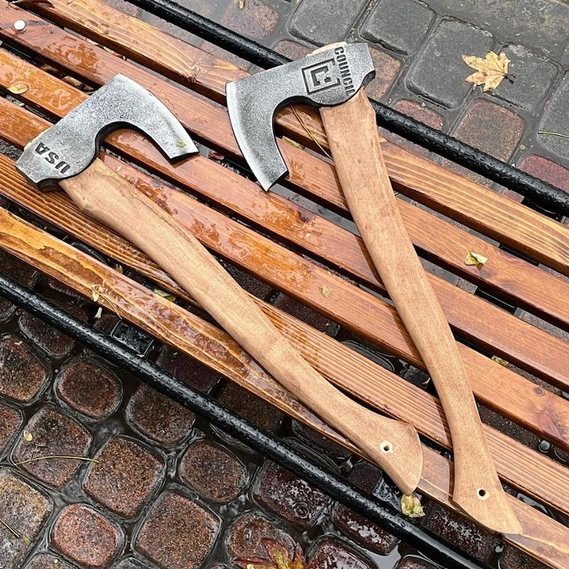 تبر دست‌ساز مدل رستم | تبر کمپینگ و طبیعت‌گردی مقاوم و حرفه‌ای-کپی